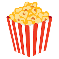 popcorn emoji on Google